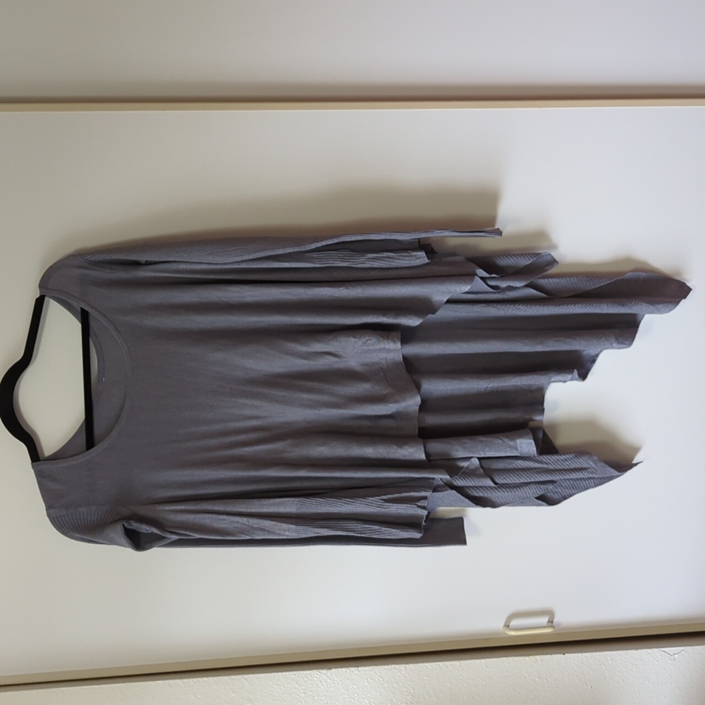 Lululemon Gray Long Sleeve Wrap Sweater - Size 4